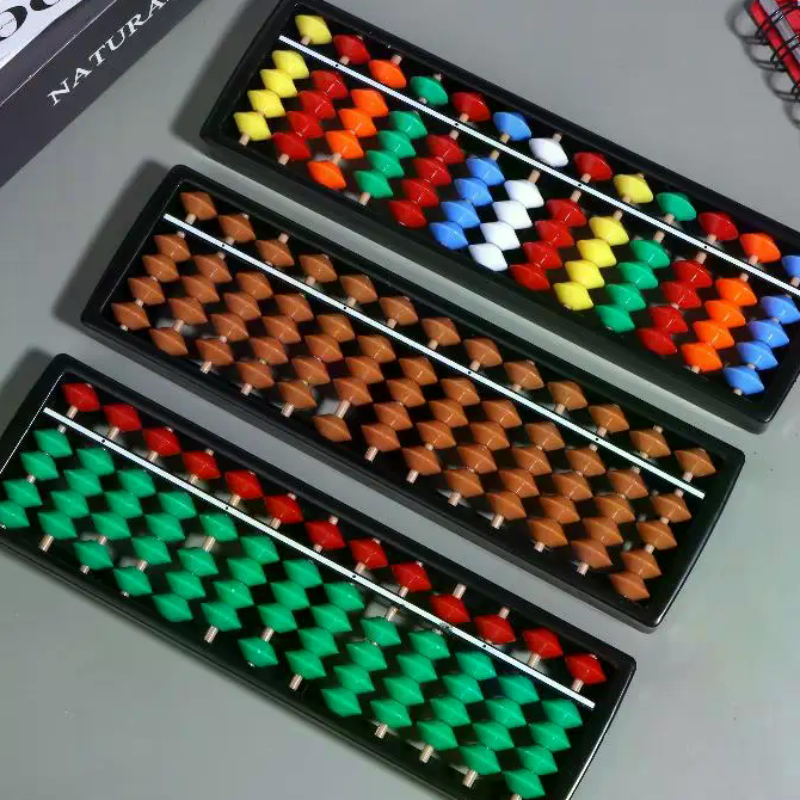 Abacus Counting Bead - Plastic Abacus Counting Calculator Toy Multi