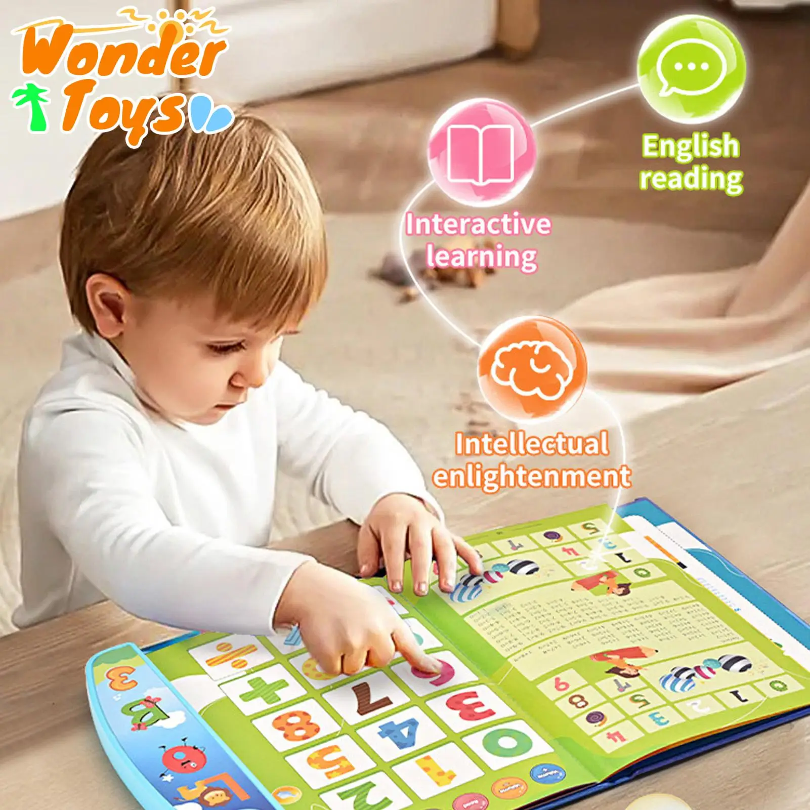 Kids Education Story - Toddlers Early Learning Electronic Book English