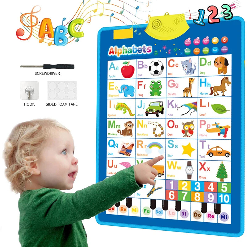 Phonics Card Game - Electronic English Alphabet Wall Chart Talking