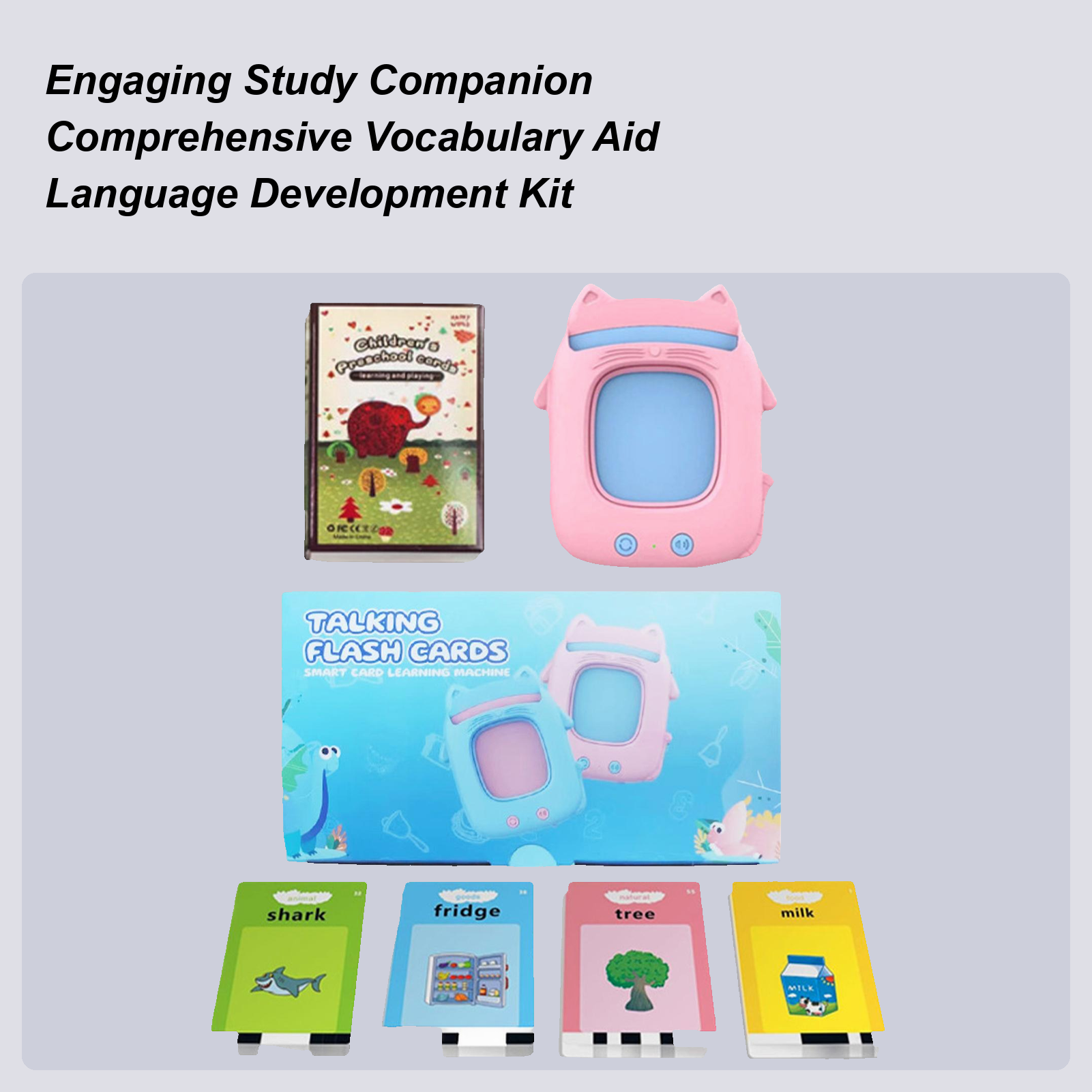 Phonics Card Game - Talking Cards For Toddler Learning Talking