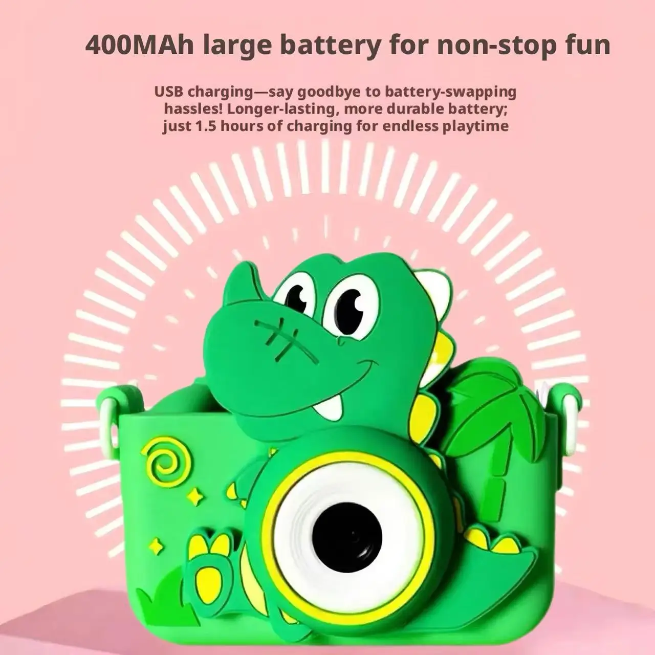 Dinosaur Kids Camera High Pixe - огляд і ціна Kids Educational Videos
