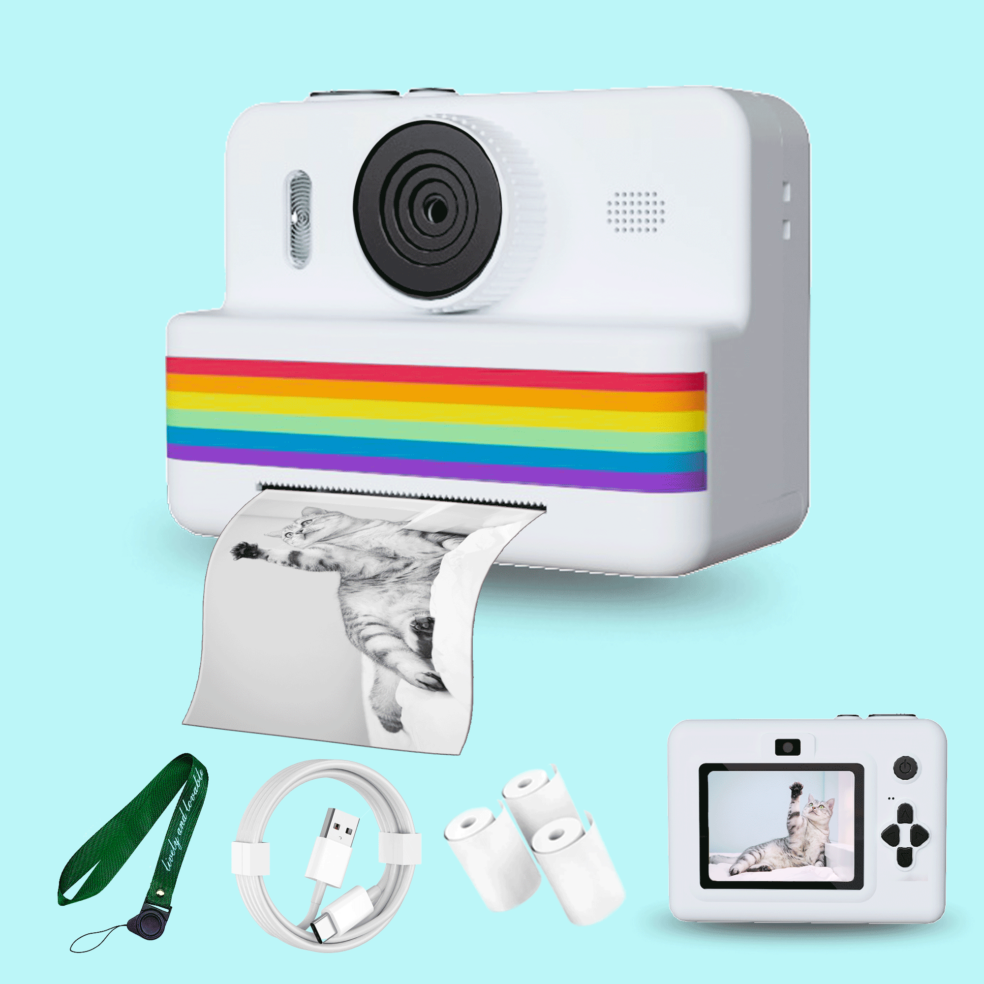 2.8 Inch Instant Print Camera, - огляд і ціна Kids Educational Videos