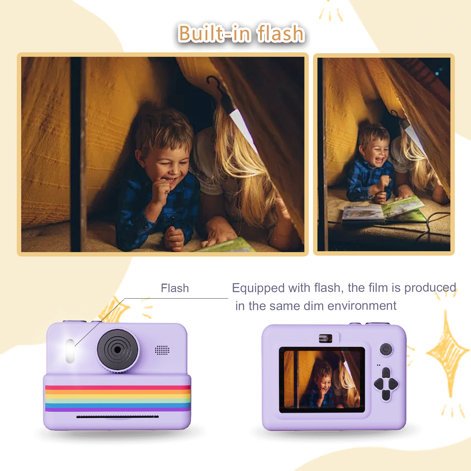 2.8 Inch Instant Print Camera, - огляд і ціна Kids Educational Videos