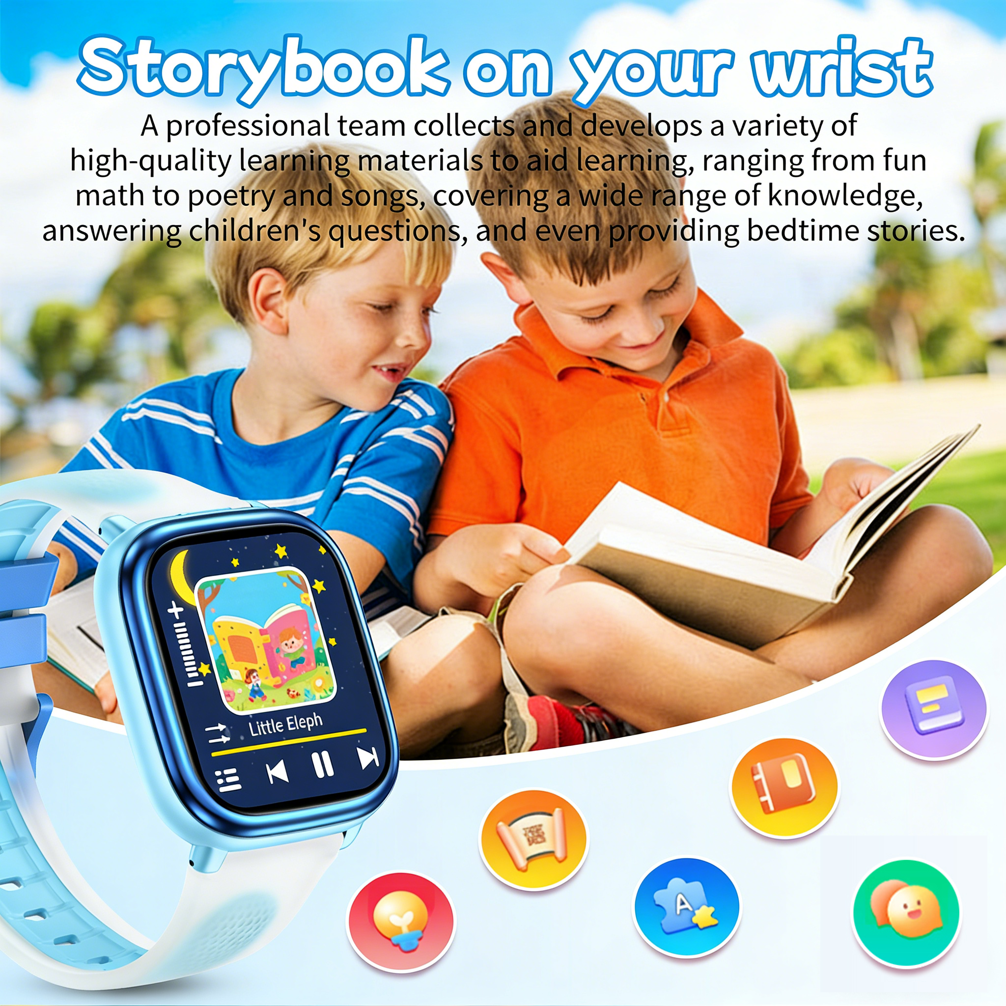 Kids Learning Smart Watch IP68 - огляд і ціна Kids Educational Watch