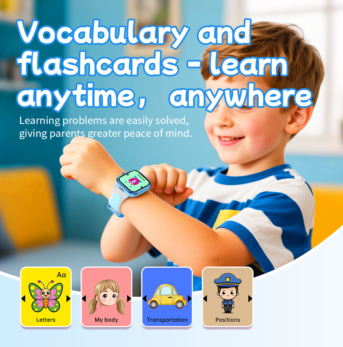 Kids Learning Smart Watch IP68 - огляд і ціна Kids Educational Watch