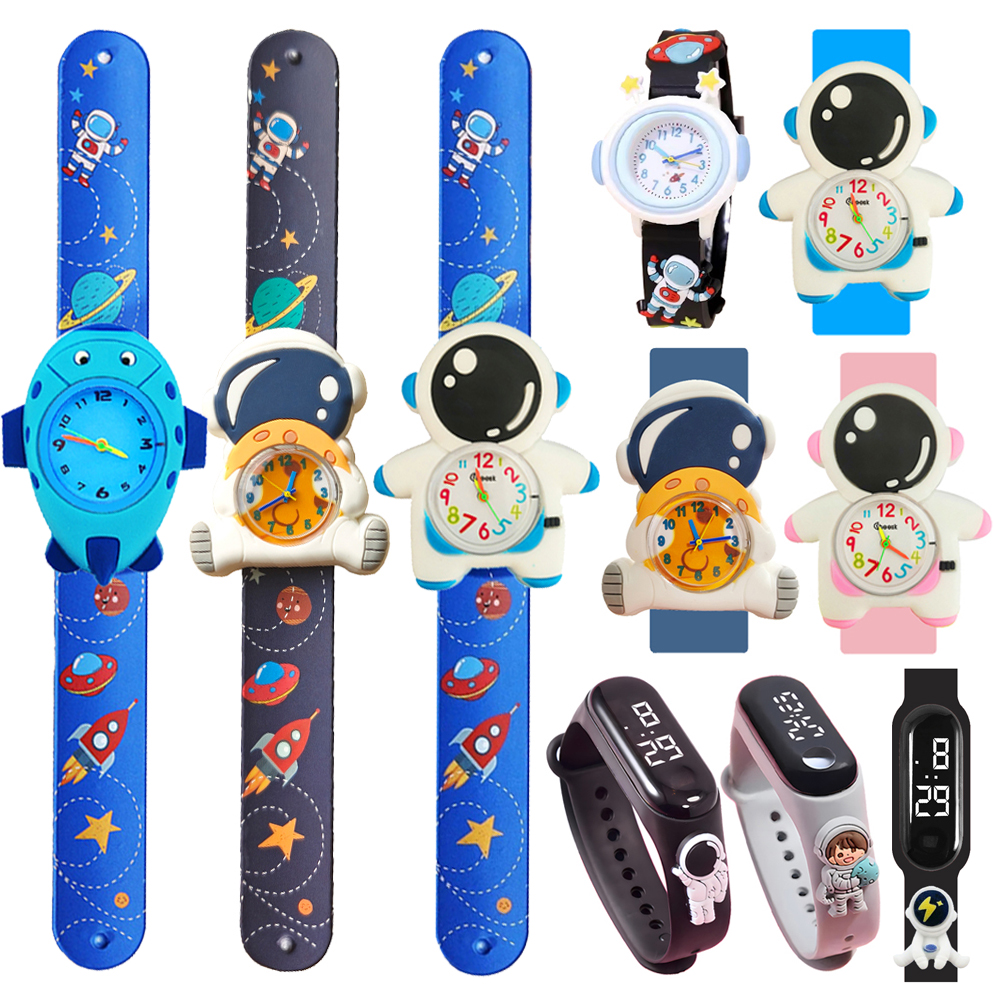 Cartoon astronaut Kids Slap Wa - огляд і ціна Kids Educational Watch