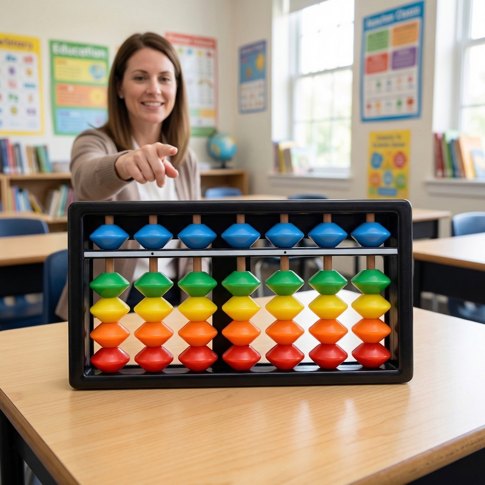 Soroban Calculator with Colorf - огляд і ціна Abacus Counting Bead