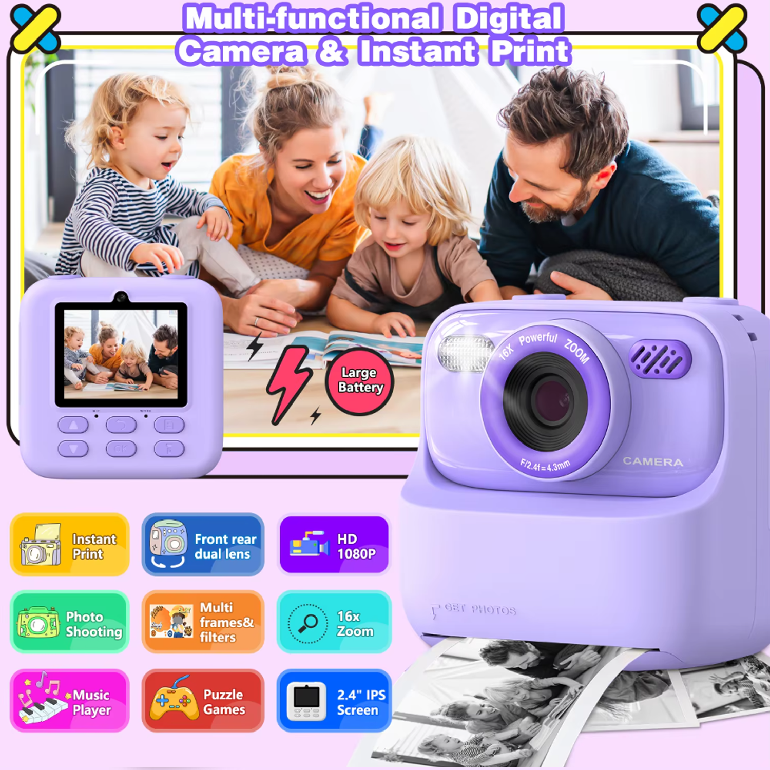 Children Digital Camera Photog - огляд і ціна Best Kids Education Videos