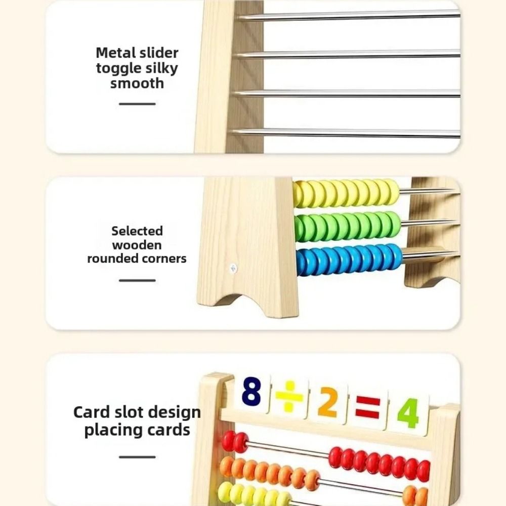 Calculating Beads Wooden Educa - огляд і ціна Abacus Counting Bead