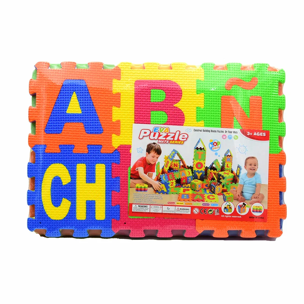 36pcs/pack 14cm Big Mats Child - огляд і ціна Number Puzzle Foam