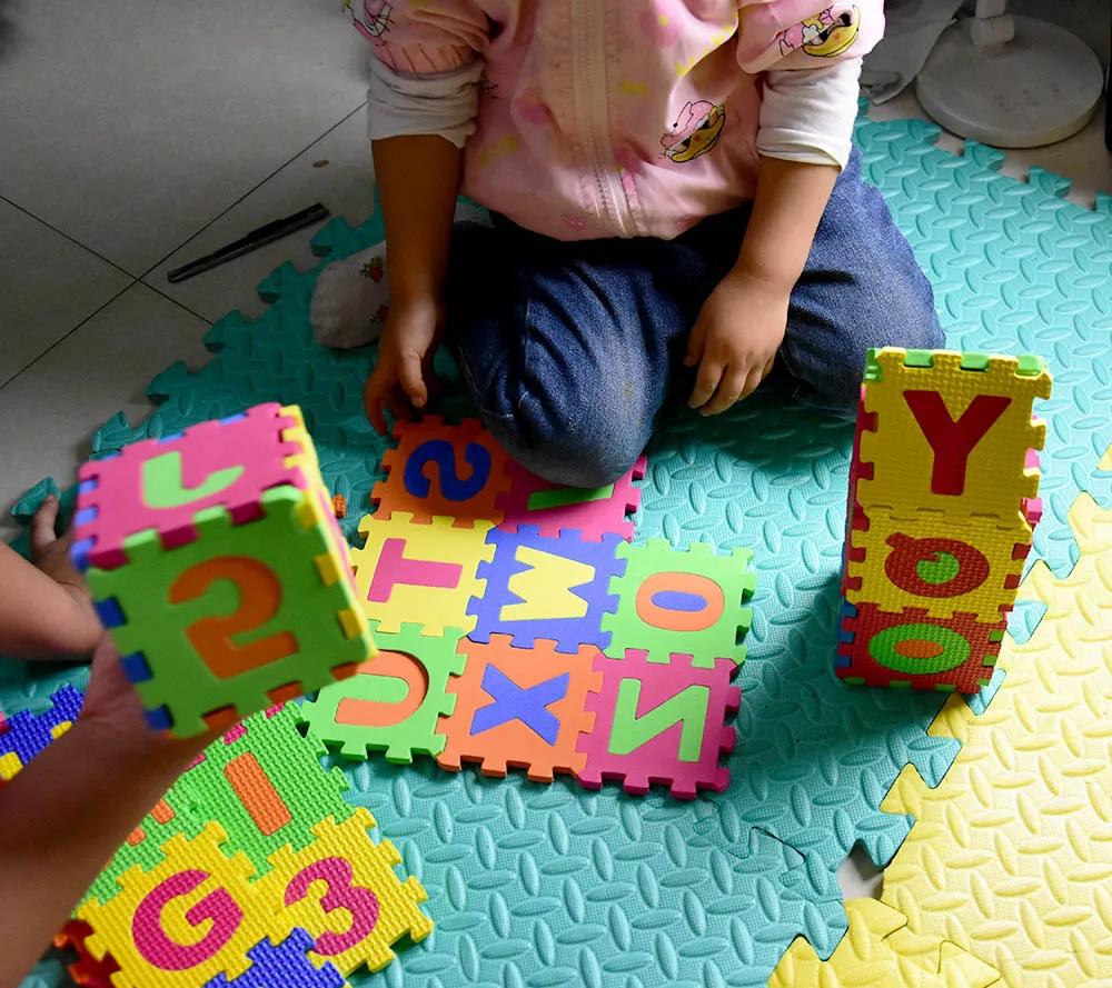36pcs/pack 14cm Big Mats Child - огляд і ціна Number Puzzle Foam