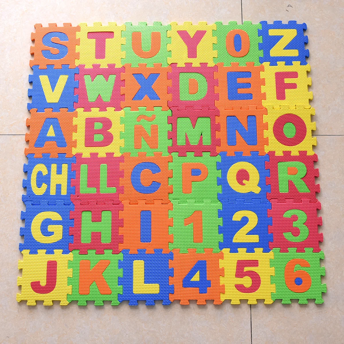 36pcs/pack 14cm Big Mats Child - огляд і ціна Number Puzzle Foam