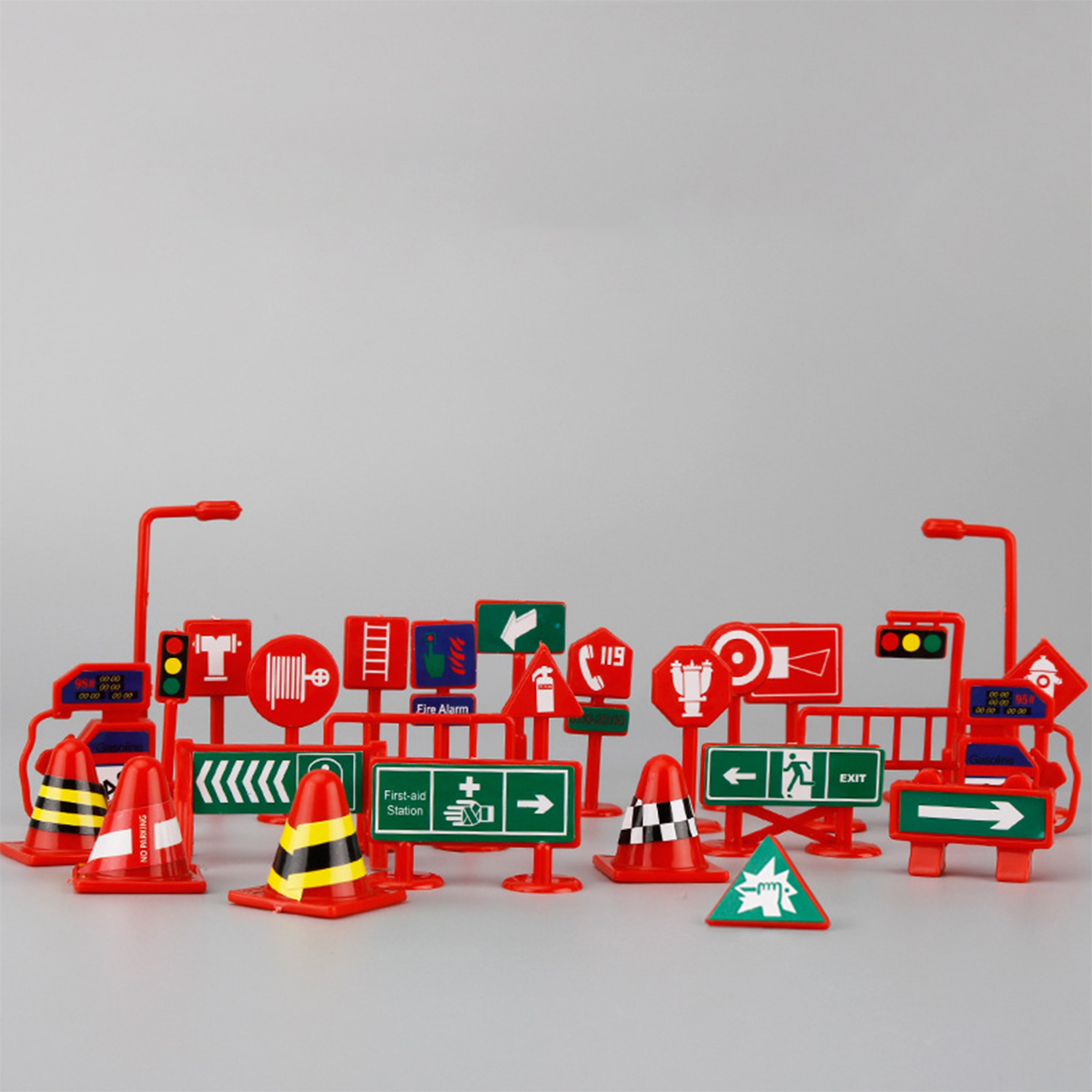 112 Pcs Traffic Signs Toys for - огляд і ціна Kids Education Logo