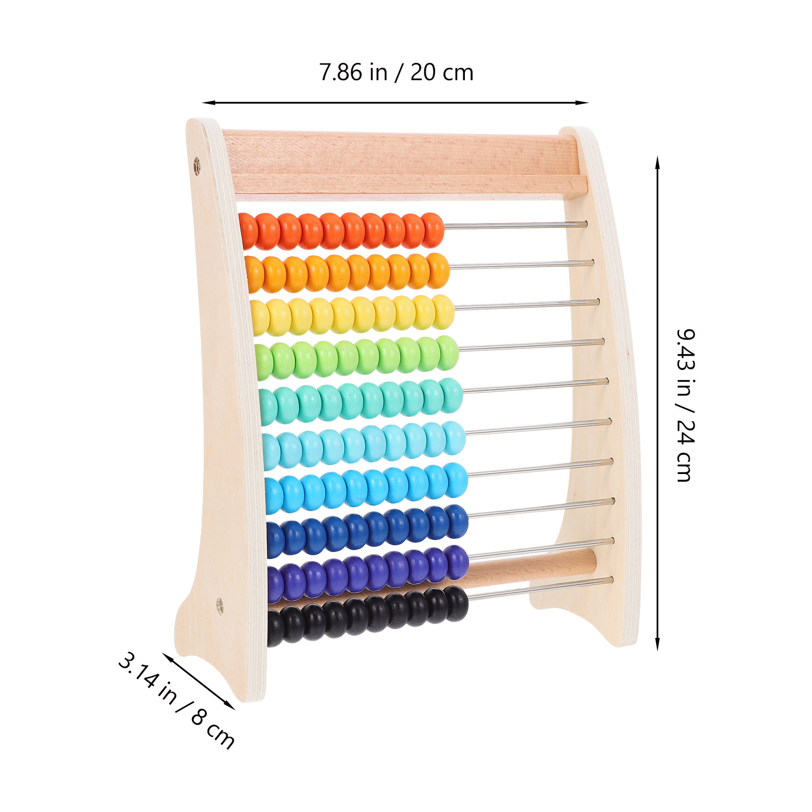 1Set Kids Educational Wooden A - огляд і ціна Abacus Counting Bead