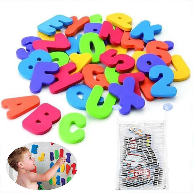 Children Bath Toys Foam Fun Fl - огляд і ціна Number Puzzle Foam