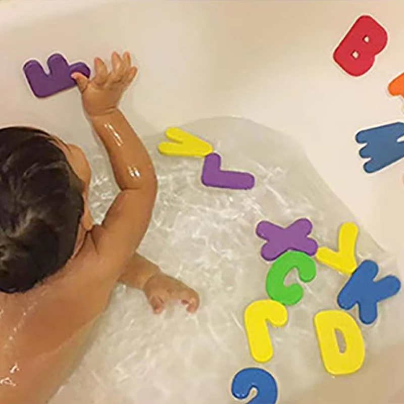 Children Bath Toys Foam Fun Fl - огляд і ціна Number Puzzle Foam
