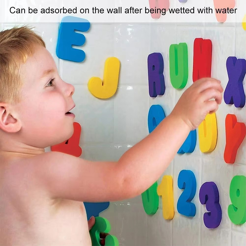 Children Bath Toys Foam Fun Fl - огляд і ціна Number Puzzle Foam