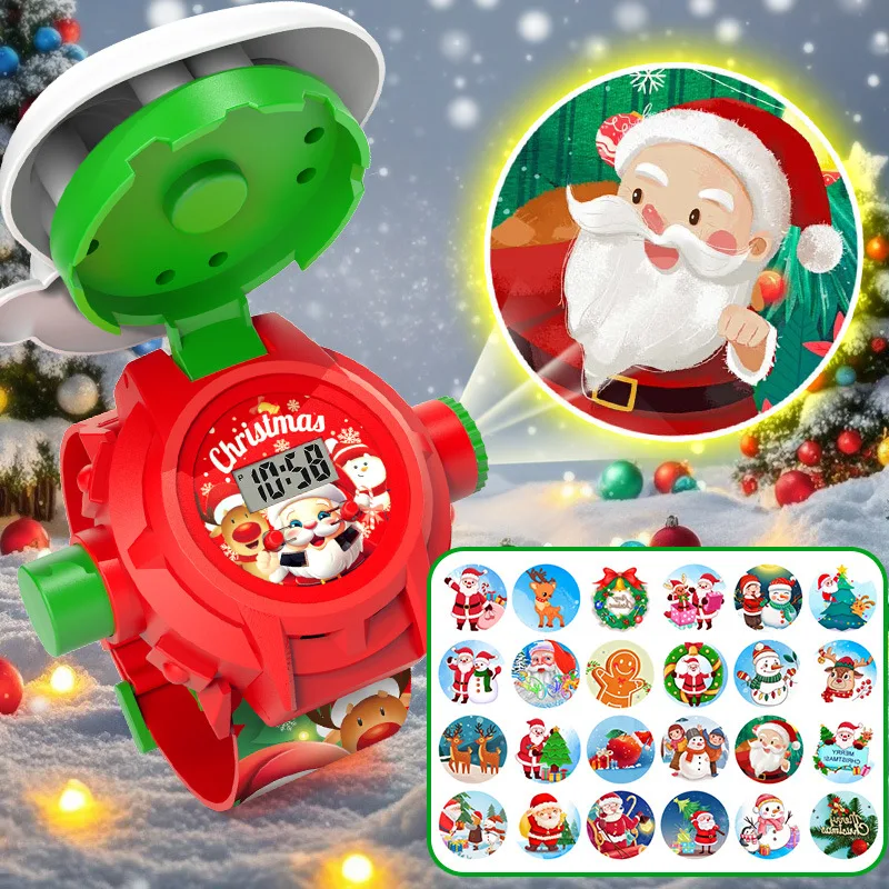 Christmas Projection Watch Chi - огляд і ціна Kids Educational Watch