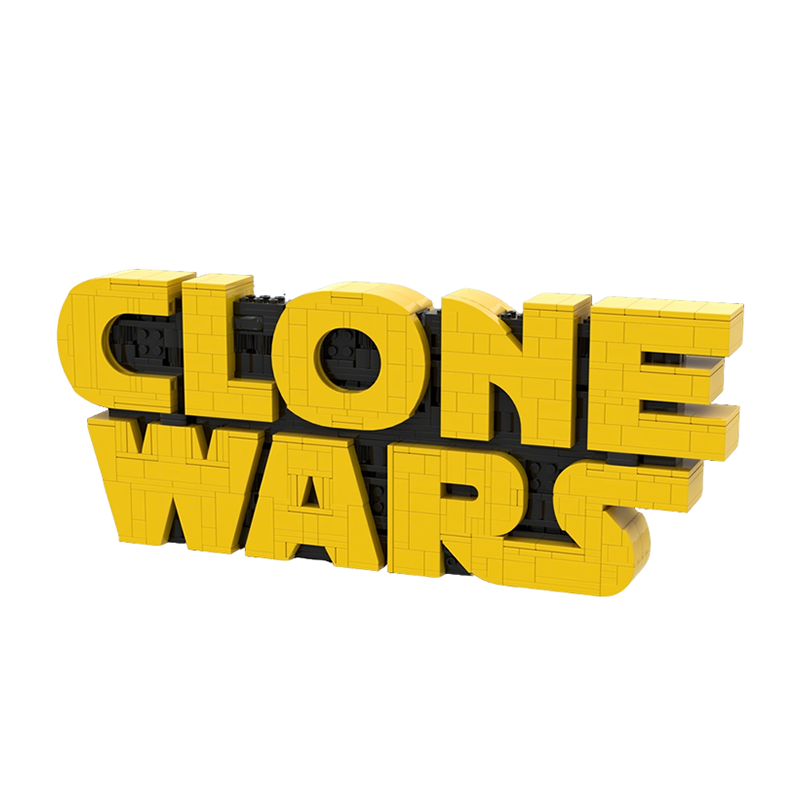 742pcs MOC Clone Wars Logo Sta - огляд і ціна Kids Education Logo