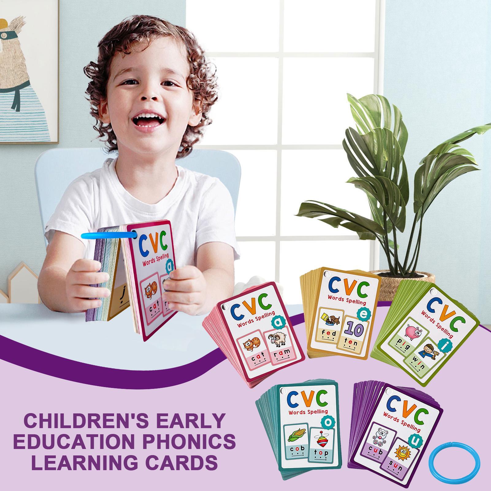 Kindergarten Flash Cards 70 Pi - огляд і ціна Phonics Card Game