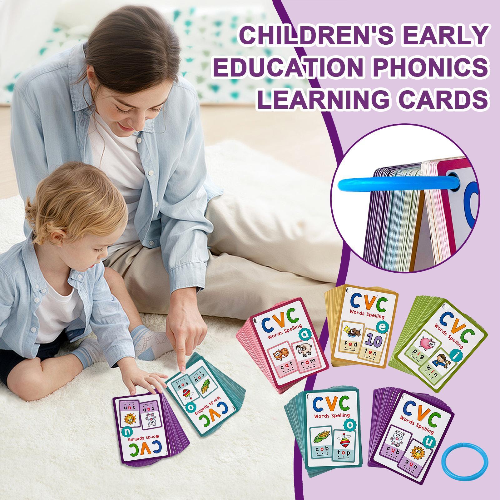 Kindergarten Flash Cards 70 Pi - огляд і ціна Phonics Card Game