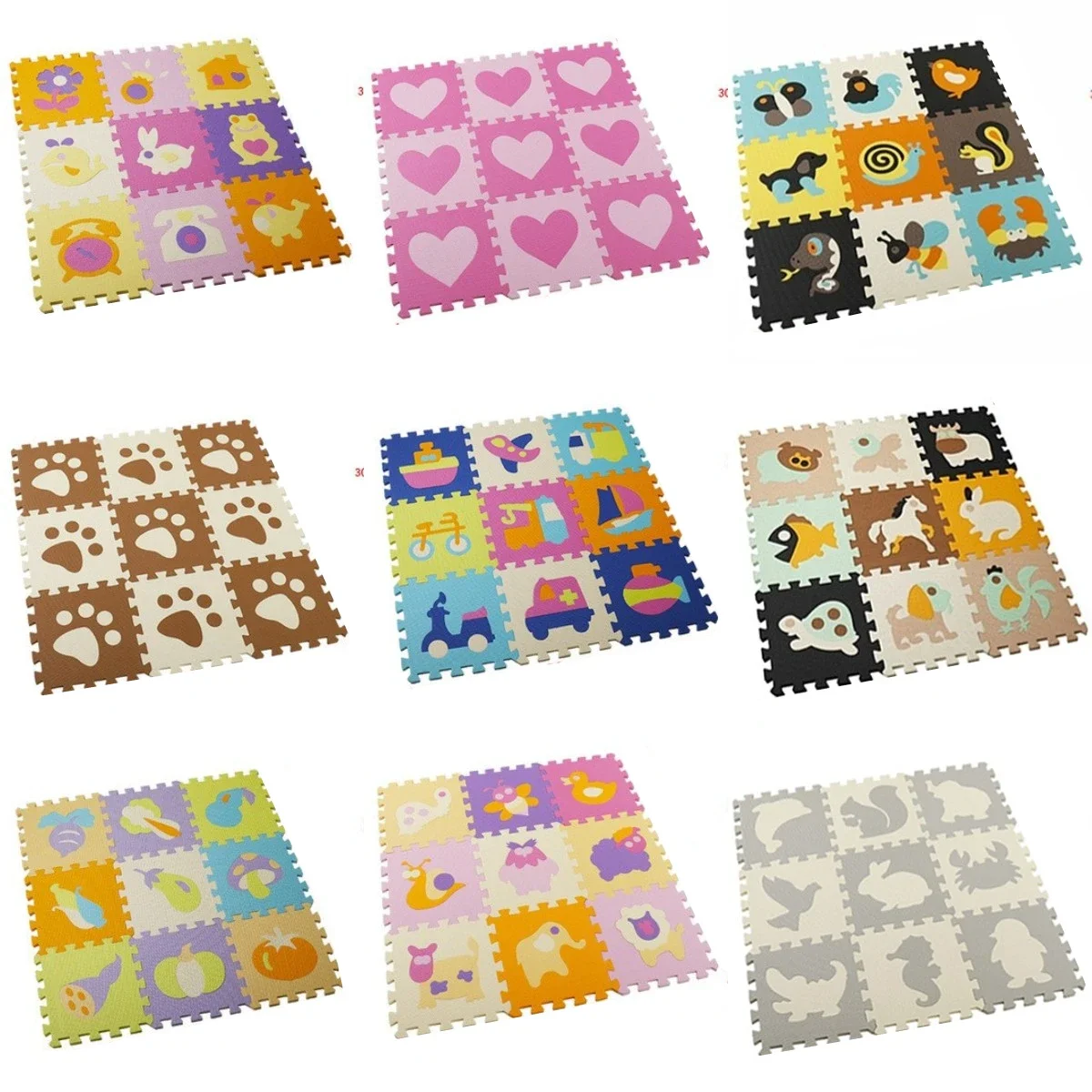 Baby Play Mat 30x30cm Kids EVA - огляд і ціна Number Puzzle Foam