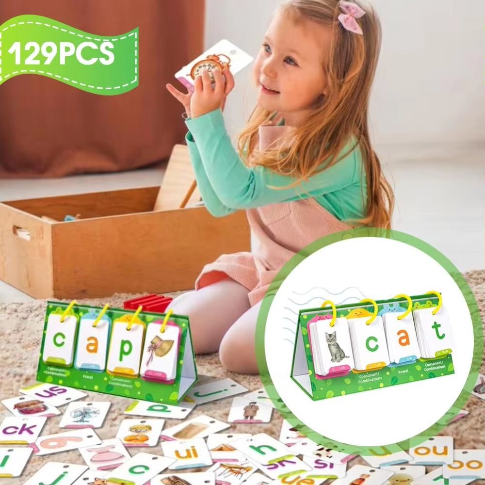 129 Pcs Picture Recognition Vi - огляд і ціна Phonics Card Game