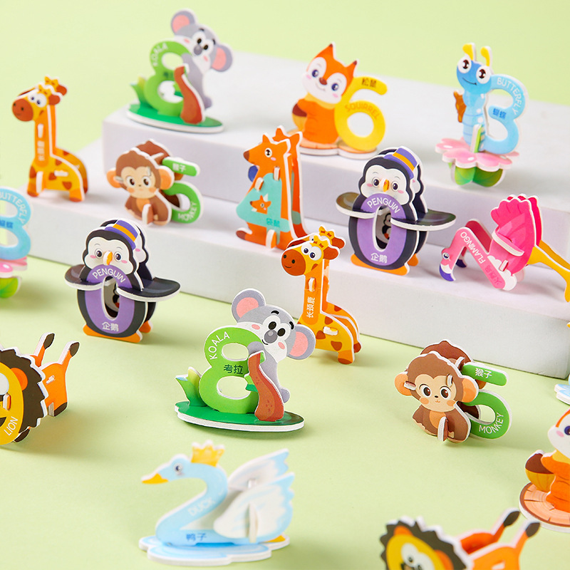 3D Cartoon Animal Number Foam  - огляд і ціна Number Puzzle Foam