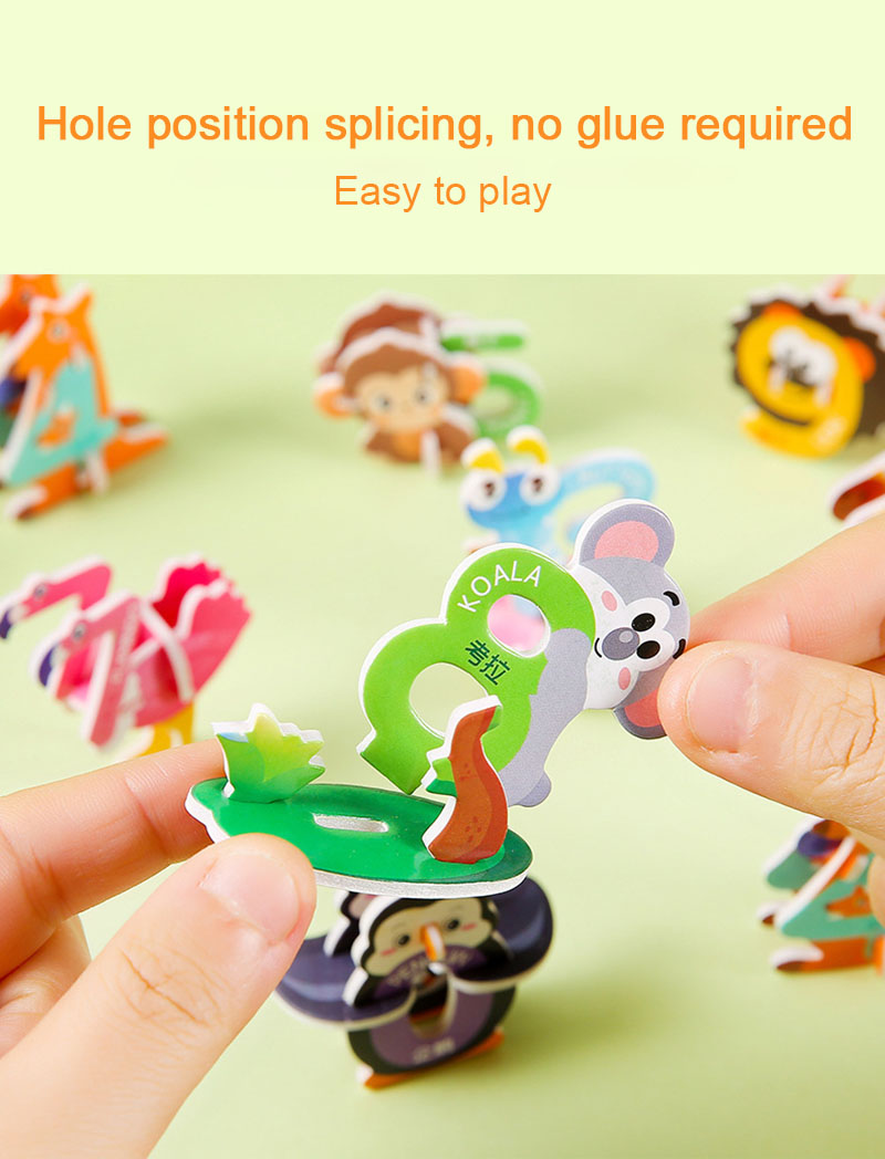 3D Cartoon Animal Number Foam  - огляд і ціна Number Puzzle Foam