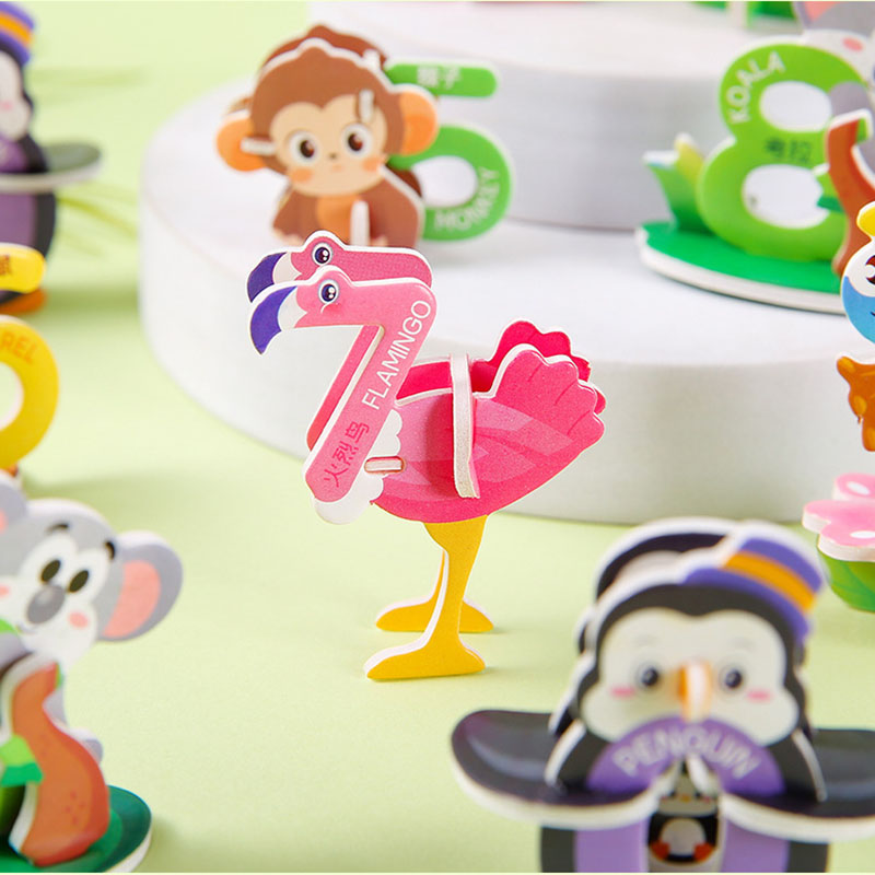 3D Cartoon Animal Number Foam  - огляд і ціна Number Puzzle Foam