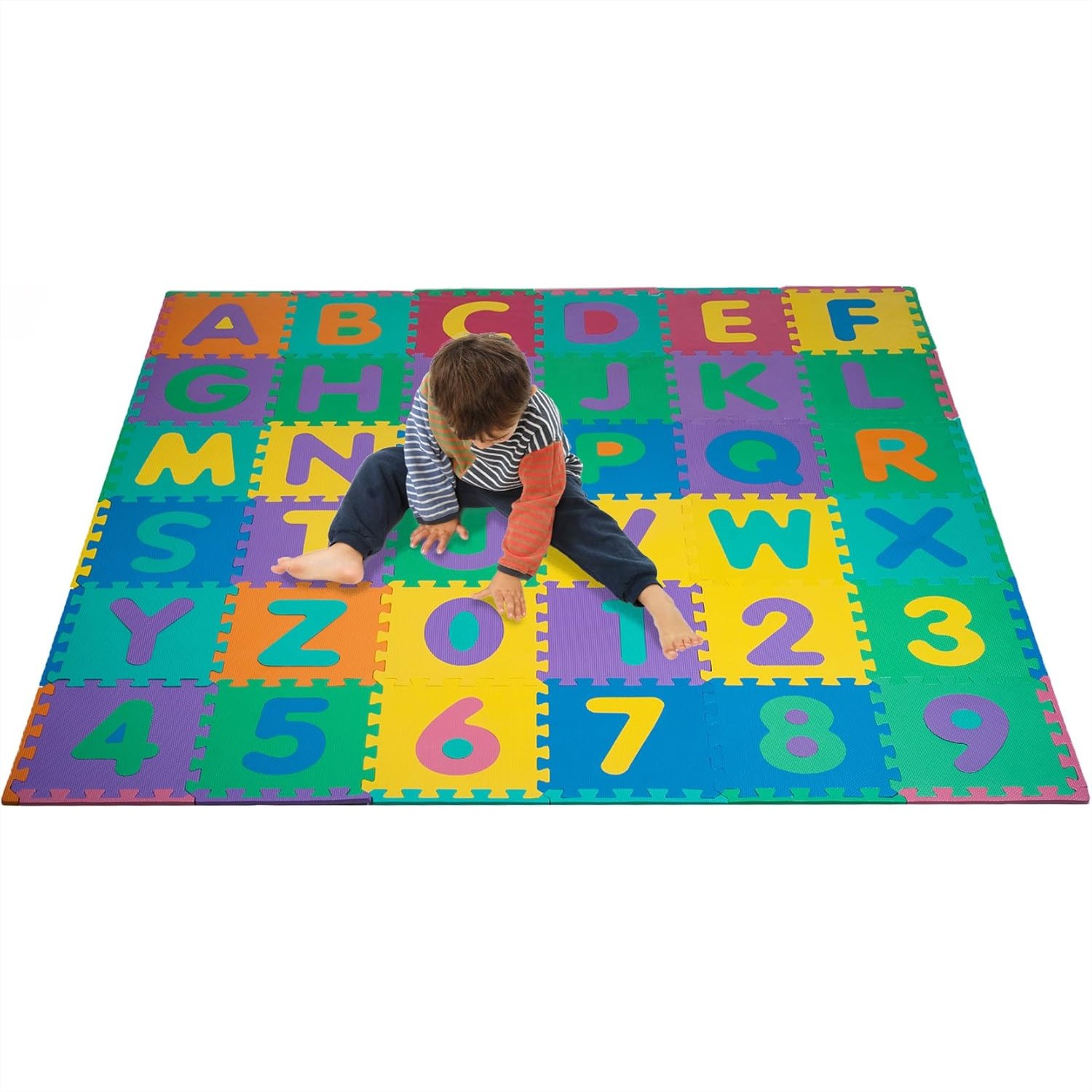 96-Piece Foam Floor Alphabet a - огляд і ціна Number Puzzle Foam