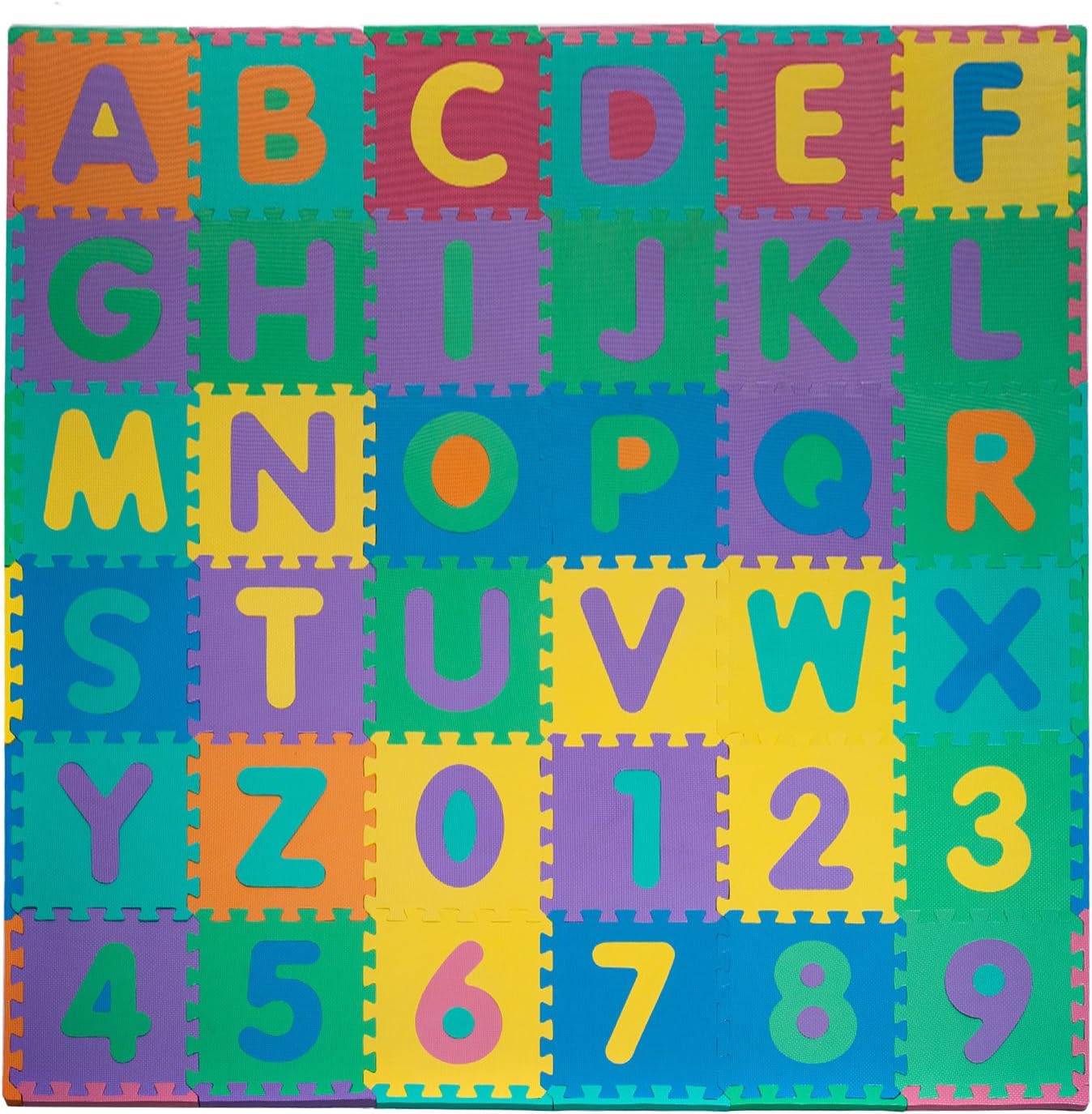 96-Piece Foam Floor Alphabet a - огляд і ціна Number Puzzle Foam