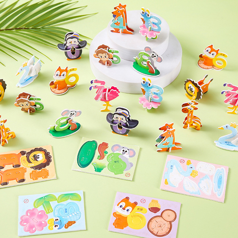 20pcs Cartoon Animals Foam Puz - огляд і ціна Number Puzzle Foam