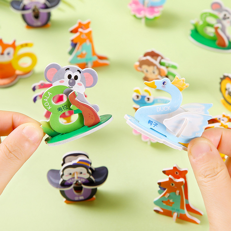 20pcs Cartoon Animals Foam Puz - огляд і ціна Number Puzzle Foam