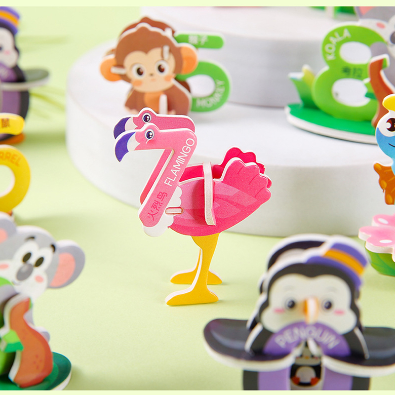 20pcs Cartoon Animals Foam Puz - огляд і ціна Number Puzzle Foam
