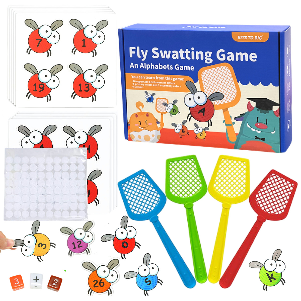 Interactive Alphabet Fly Swatt - огляд і ціна Phonics Card Game
