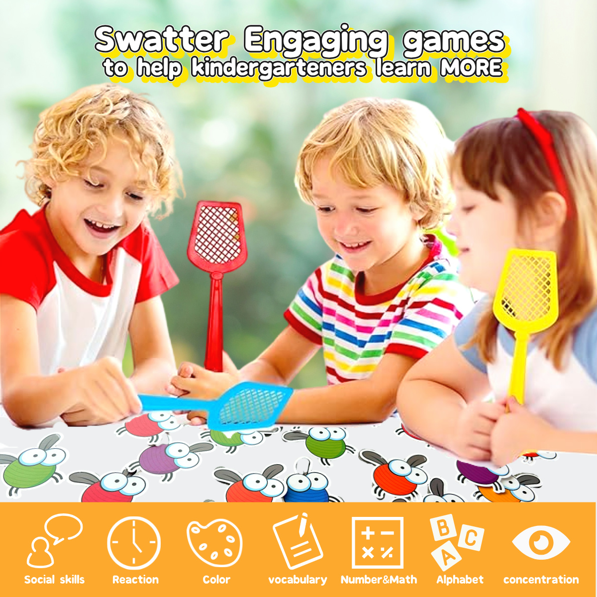 Interactive Alphabet Fly Swatt - огляд і ціна Phonics Card Game