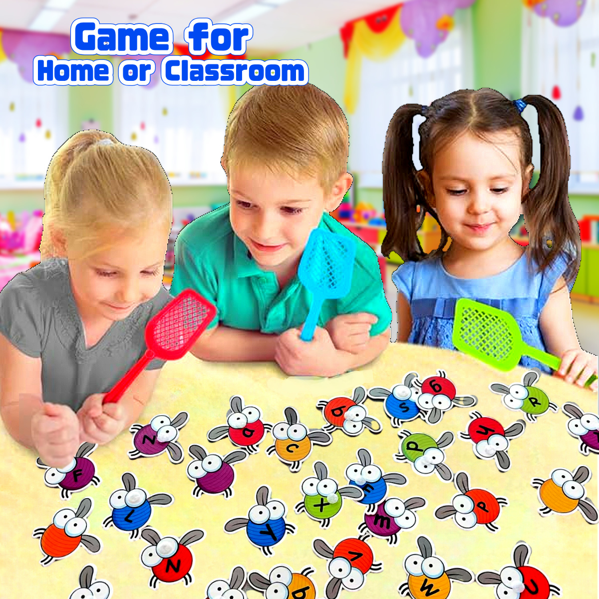 Interactive Alphabet Fly Swatt - огляд і ціна Phonics Card Game