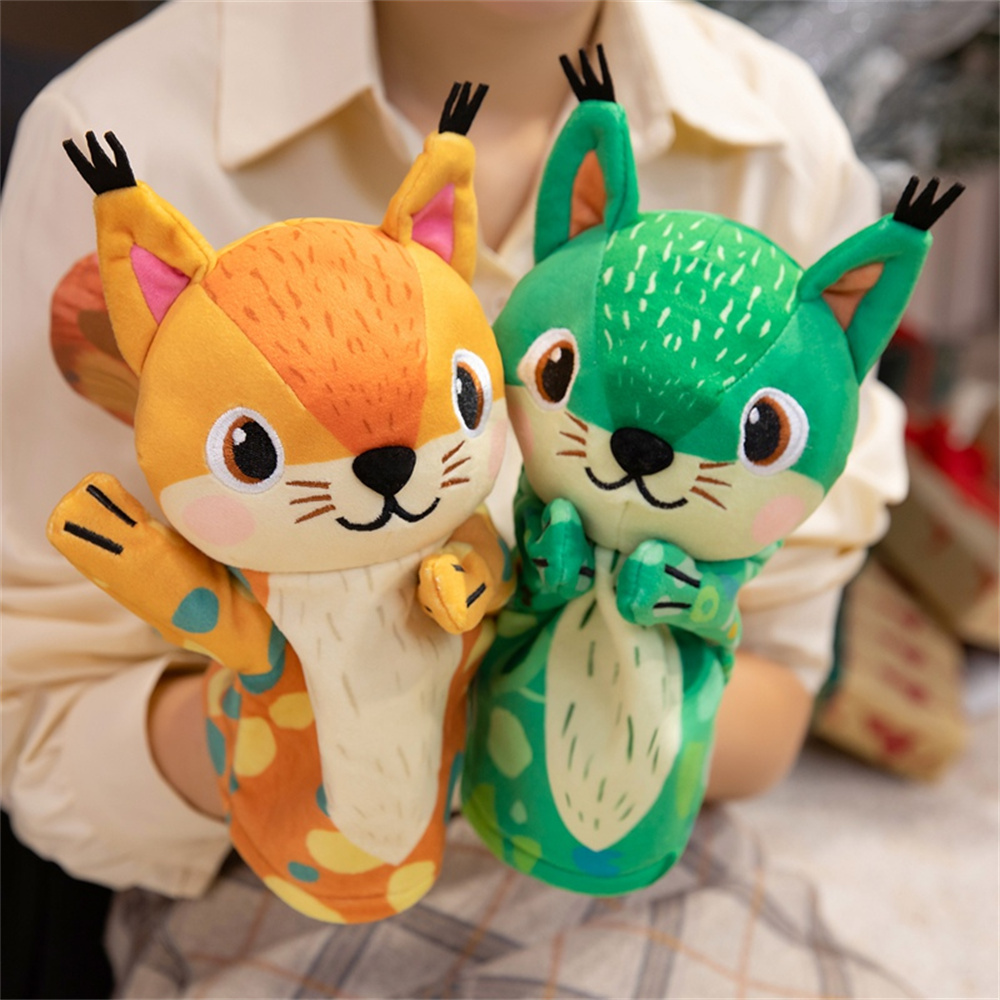 28CM Cute Squirrel Hand Puppet - огляд і ціна Kids Education Story