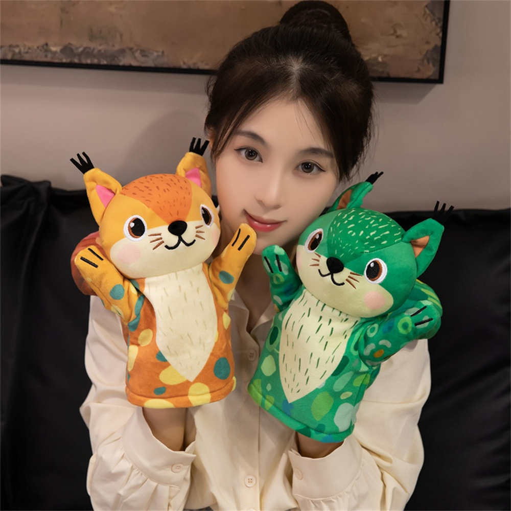 28CM Cute Squirrel Hand Puppet - огляд і ціна Kids Education Story