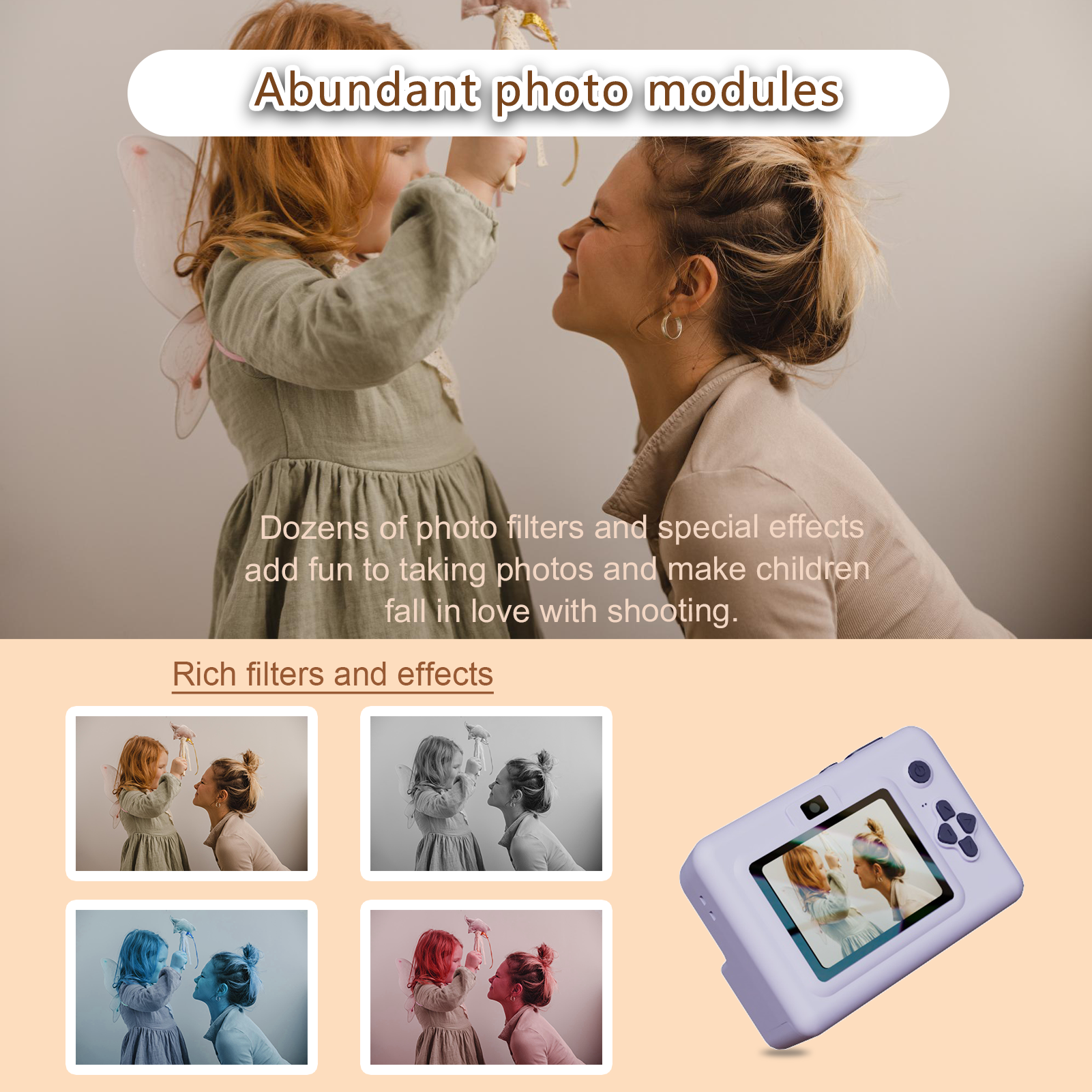 Digital Children Camera For Ph - огляд і ціна Kids Educational Videos