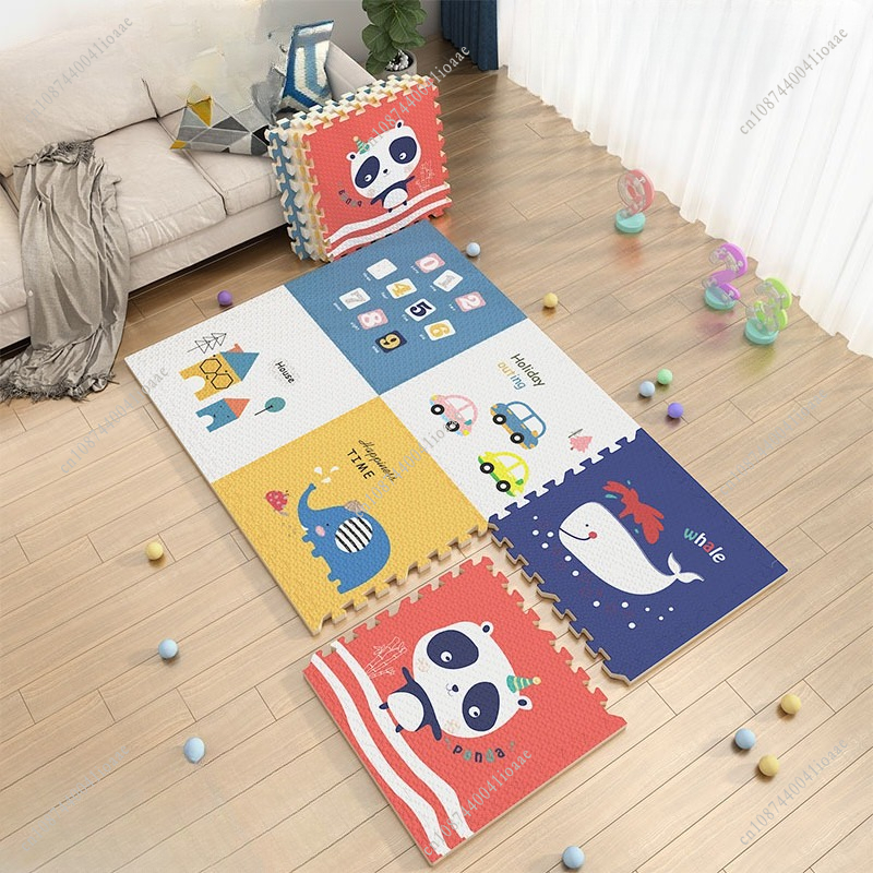 4Pcs 60x60x1CM Cartoon Foam Fl - огляд і ціна Number Puzzle Foam