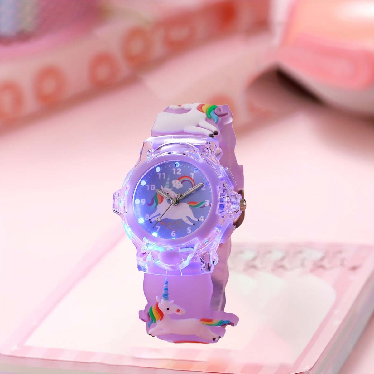 Cute 3D Unicorn Kids Analog Wa - огляд і ціна Kids Educational Watch