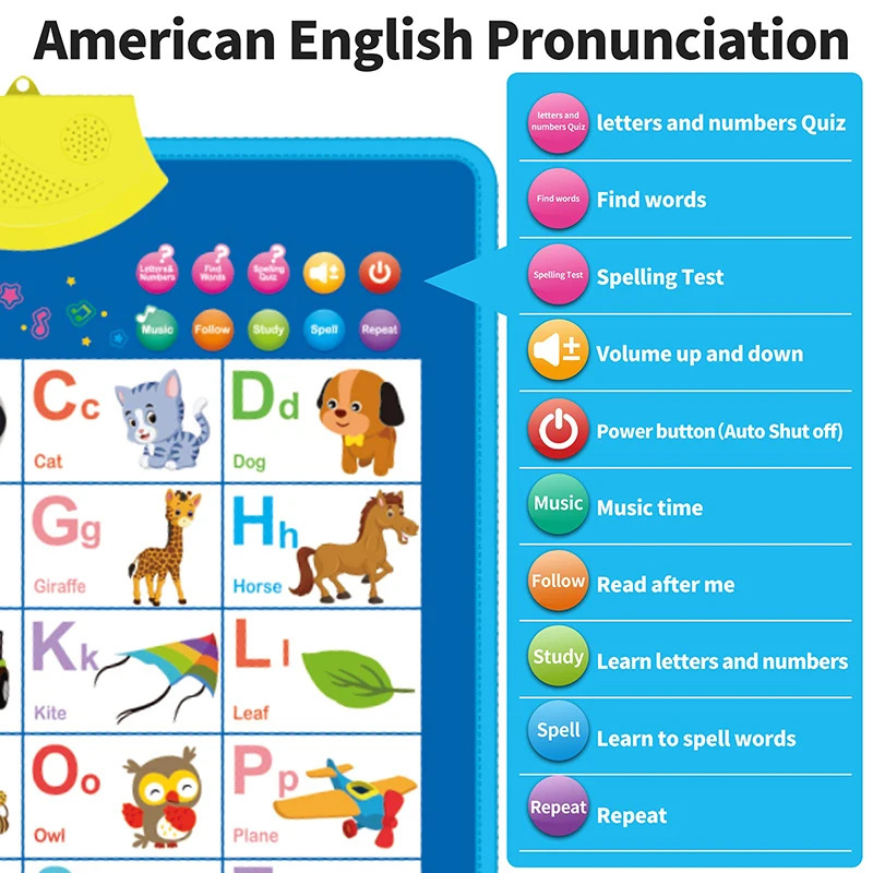Electronic English Alphabet Wa - огляд і ціна Phonics Card Game