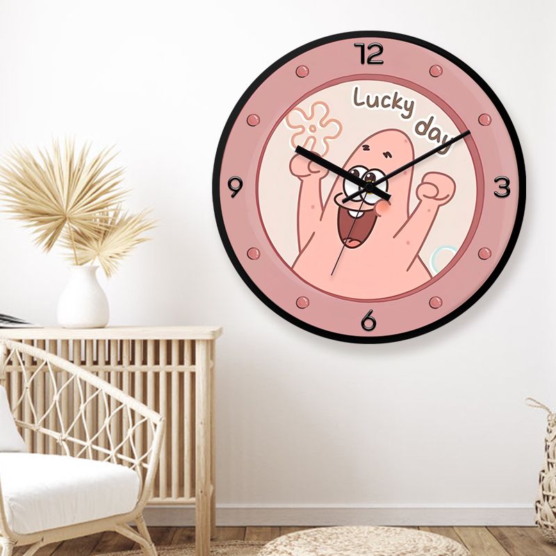 SpongeBo Round Silent Wall Clo - огляд і ціна Kids Educational Watch