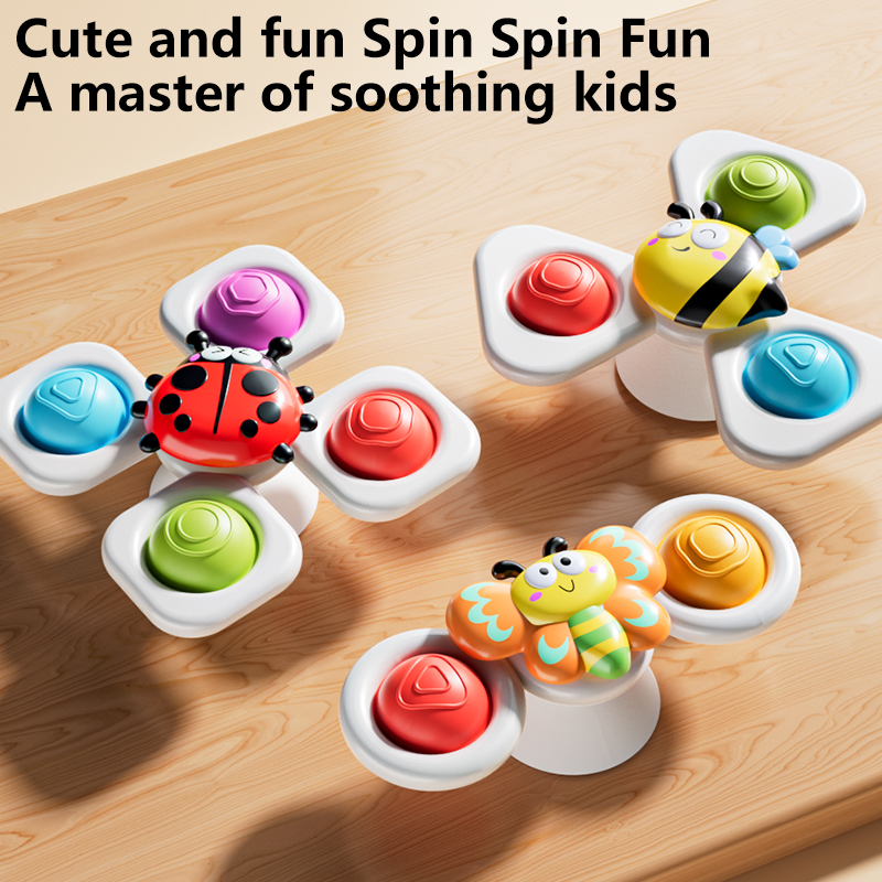 3pcs/Set Suction Cup Spinning  - огляд і ціна Kids Educational Watch