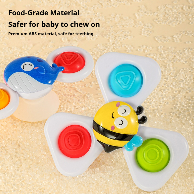 3pcs/Set Suction Cup Spinning  - огляд і ціна Kids Educational Watch
