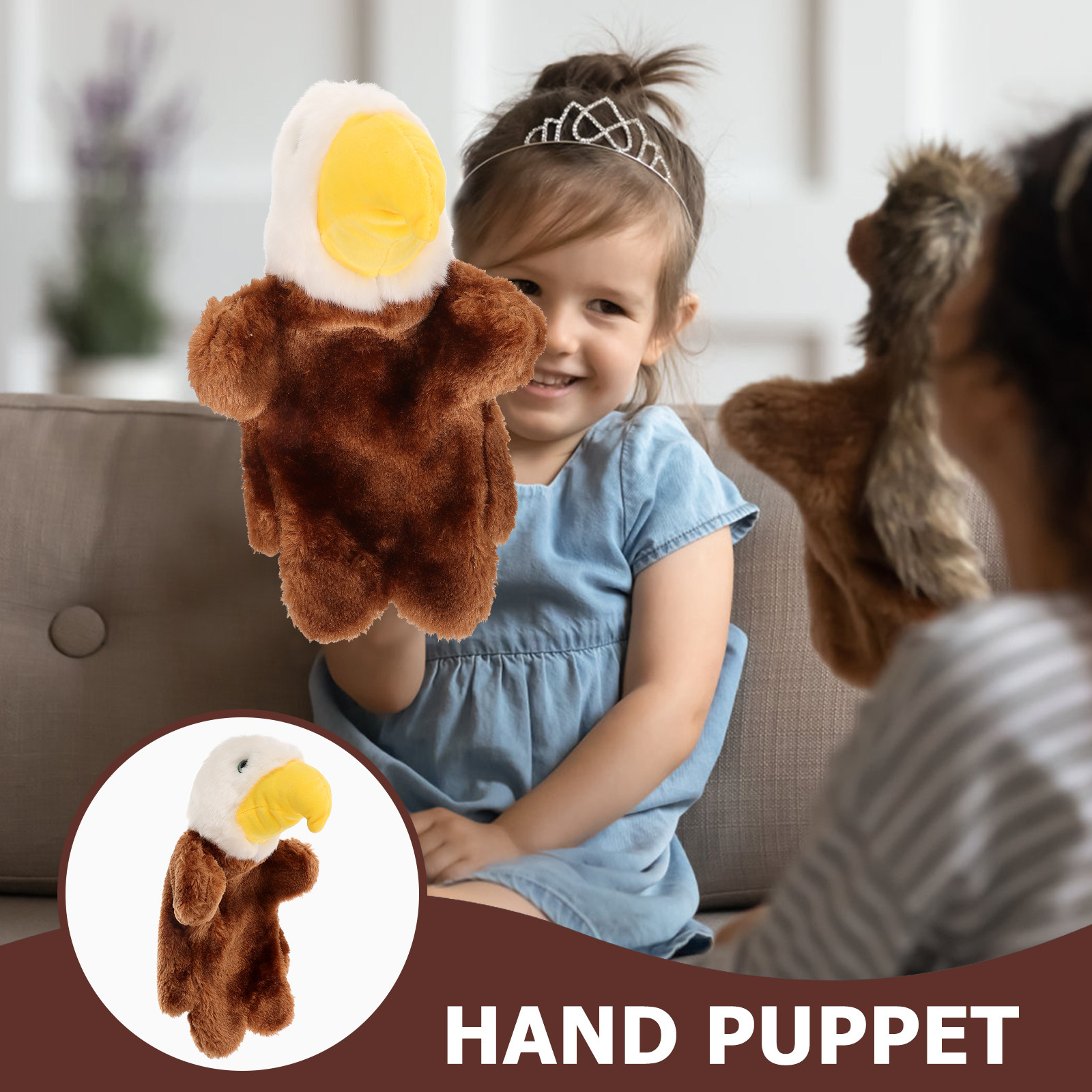 1Pcs Eagle Hand Puppet Simulat - огляд і ціна Kids Education Story
