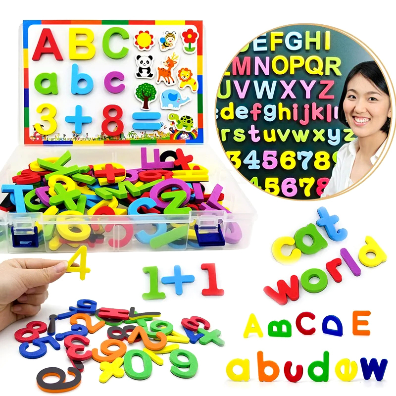 24-76pcs EVA Foam Refrigerator - огляд і ціна Phonics Card Game