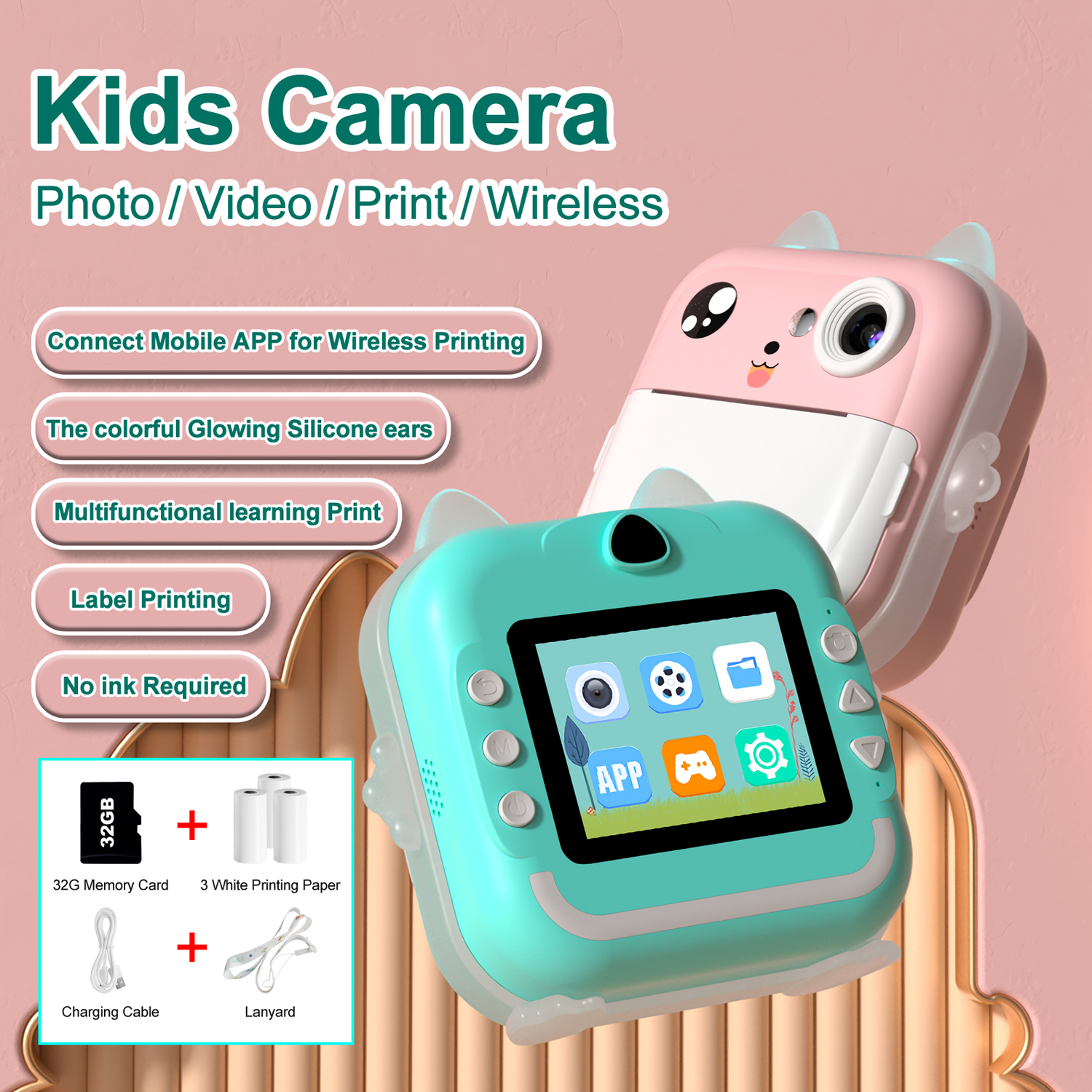 Q5 Kids Camera Instant Print P - огляд і ціна Kids Educational Videos